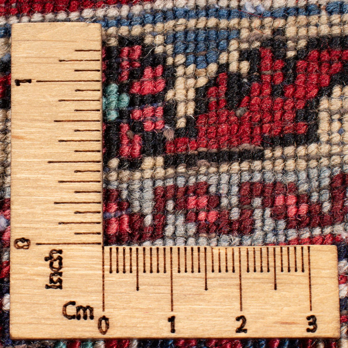 Persisk matta - Bijar - 168 x 115 cm - mörkblå