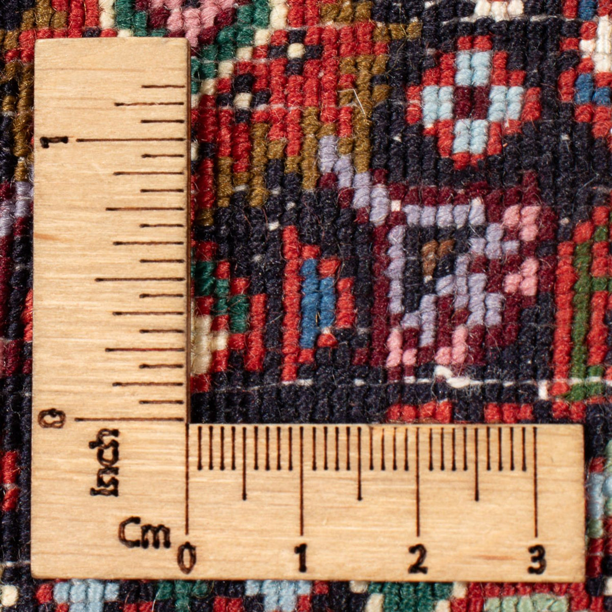 Persisk matta - Bijar - Royal - 71 x 46 cm - mörkblå