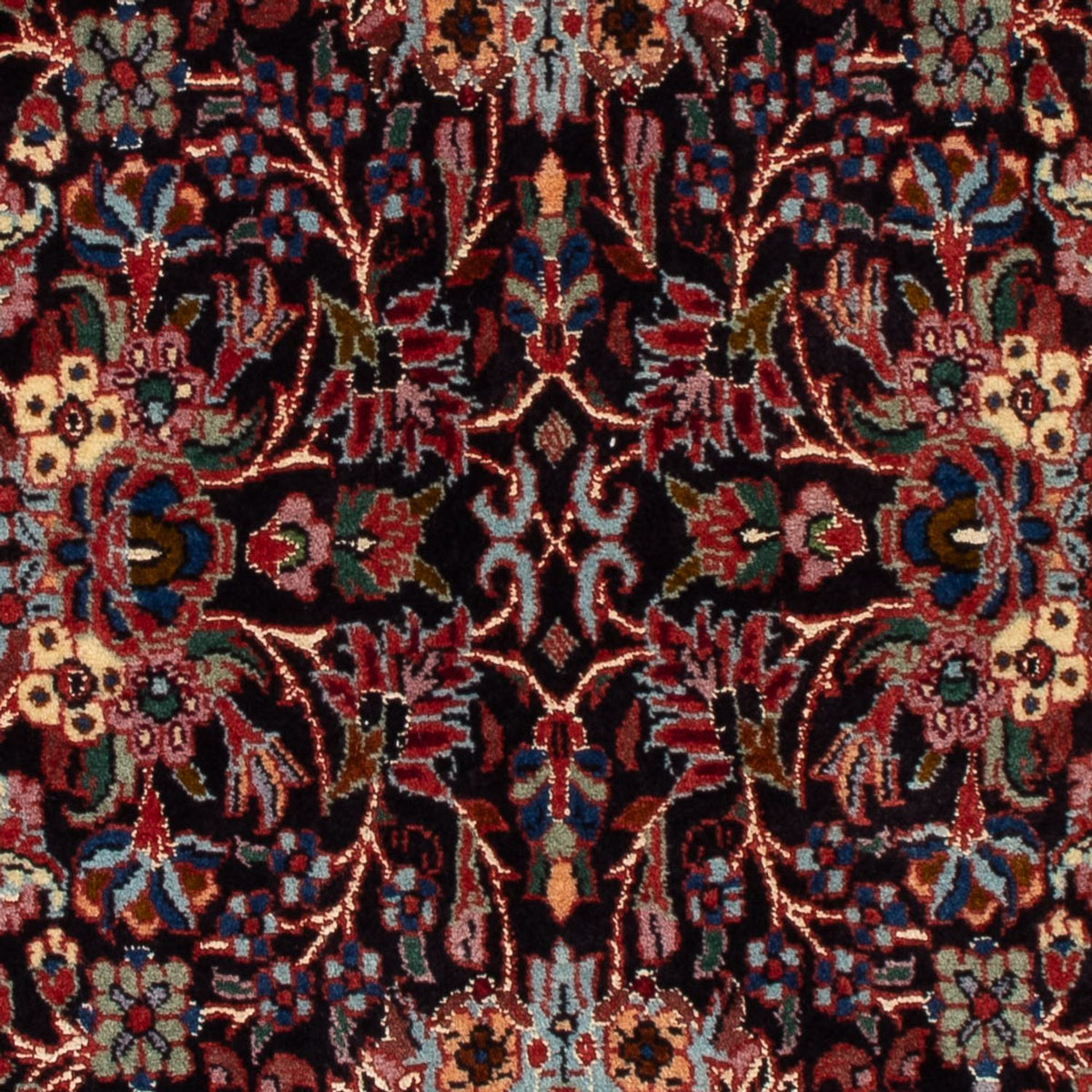 Persisk matta - Bijar - Royal - 117 x 60 cm - mörkblå