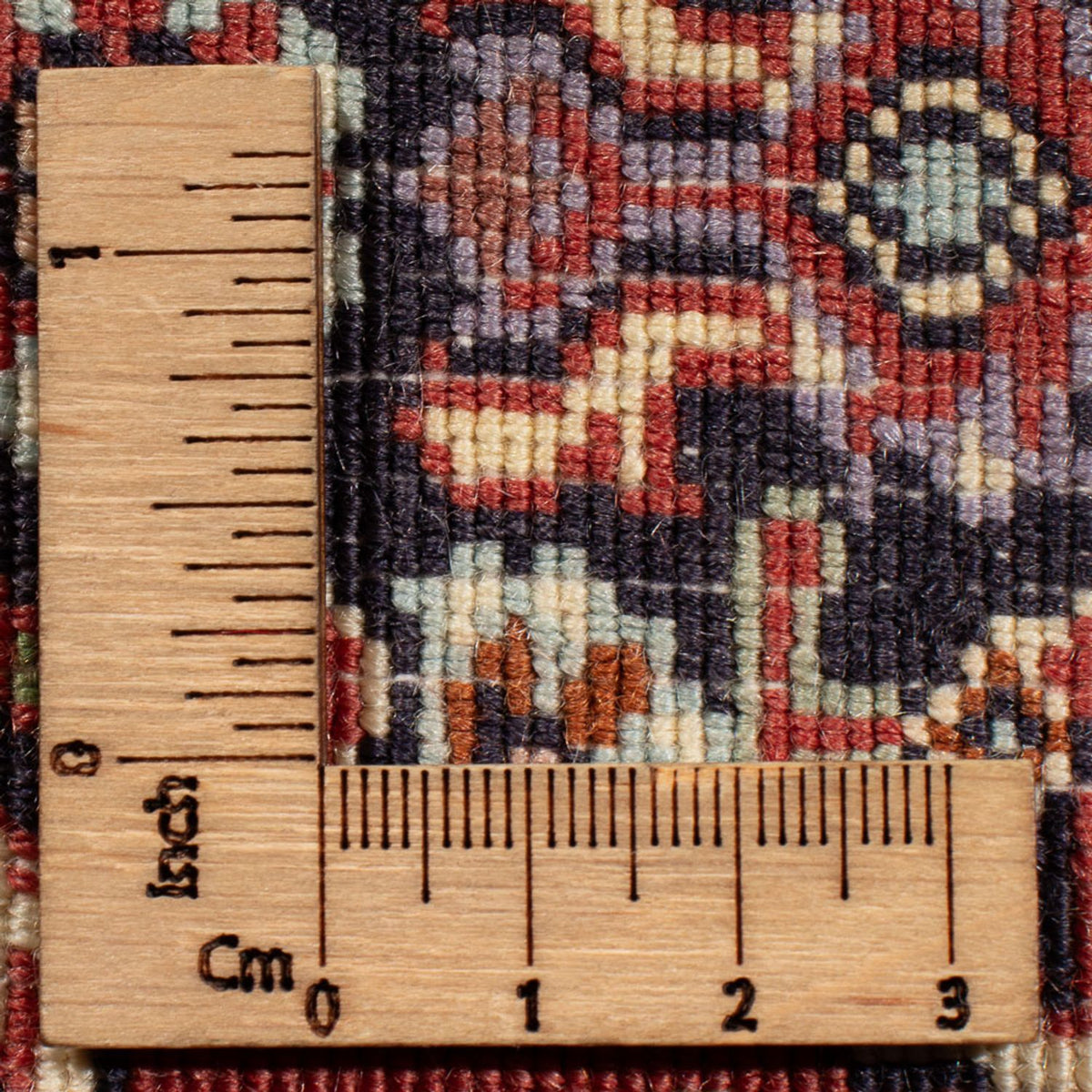 Persisk matta - Bijar - Royal - 68 x 52 cm - mörkblå