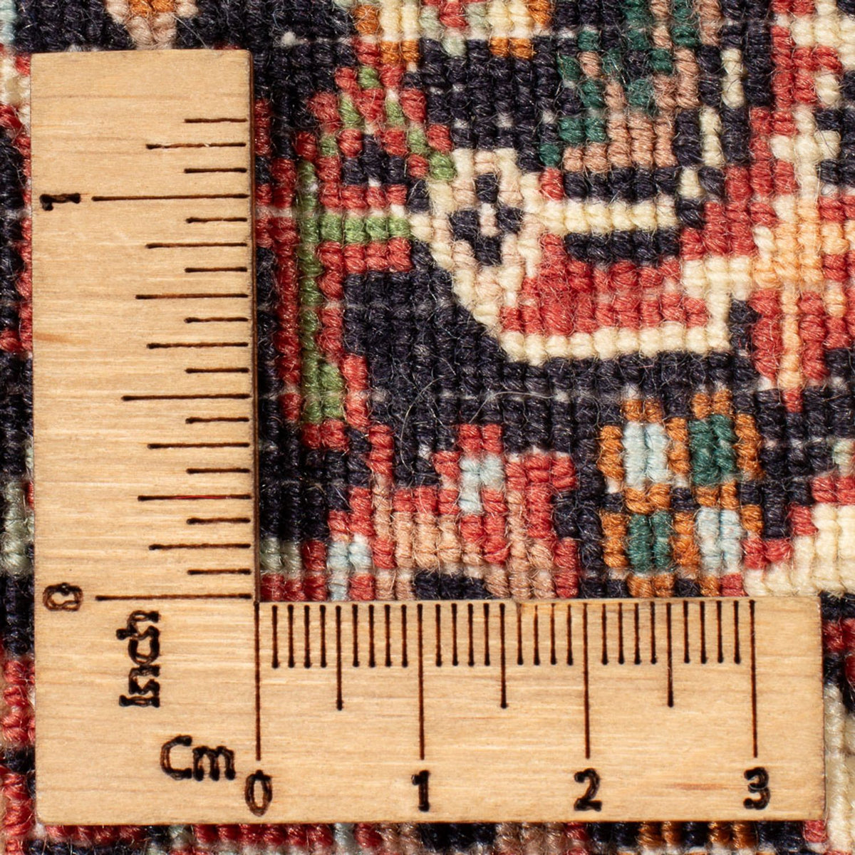 Persisk matta - Bijar - Royal - 72 x 50 cm - mörkblå