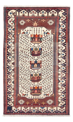 Persisk matta - Nomadic - 206 x 124 cm - grädde