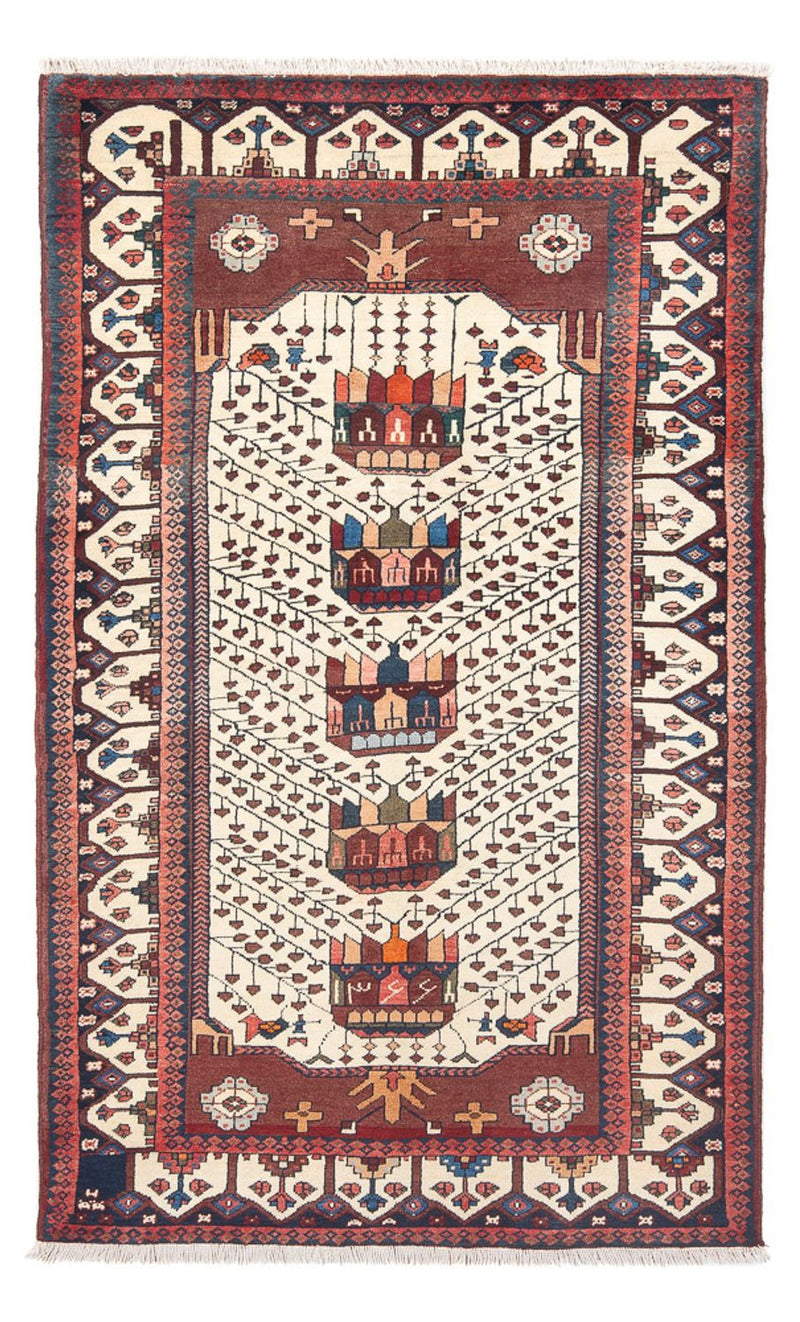 Persisk matta - Nomadic - 206 x 124 cm - grädde