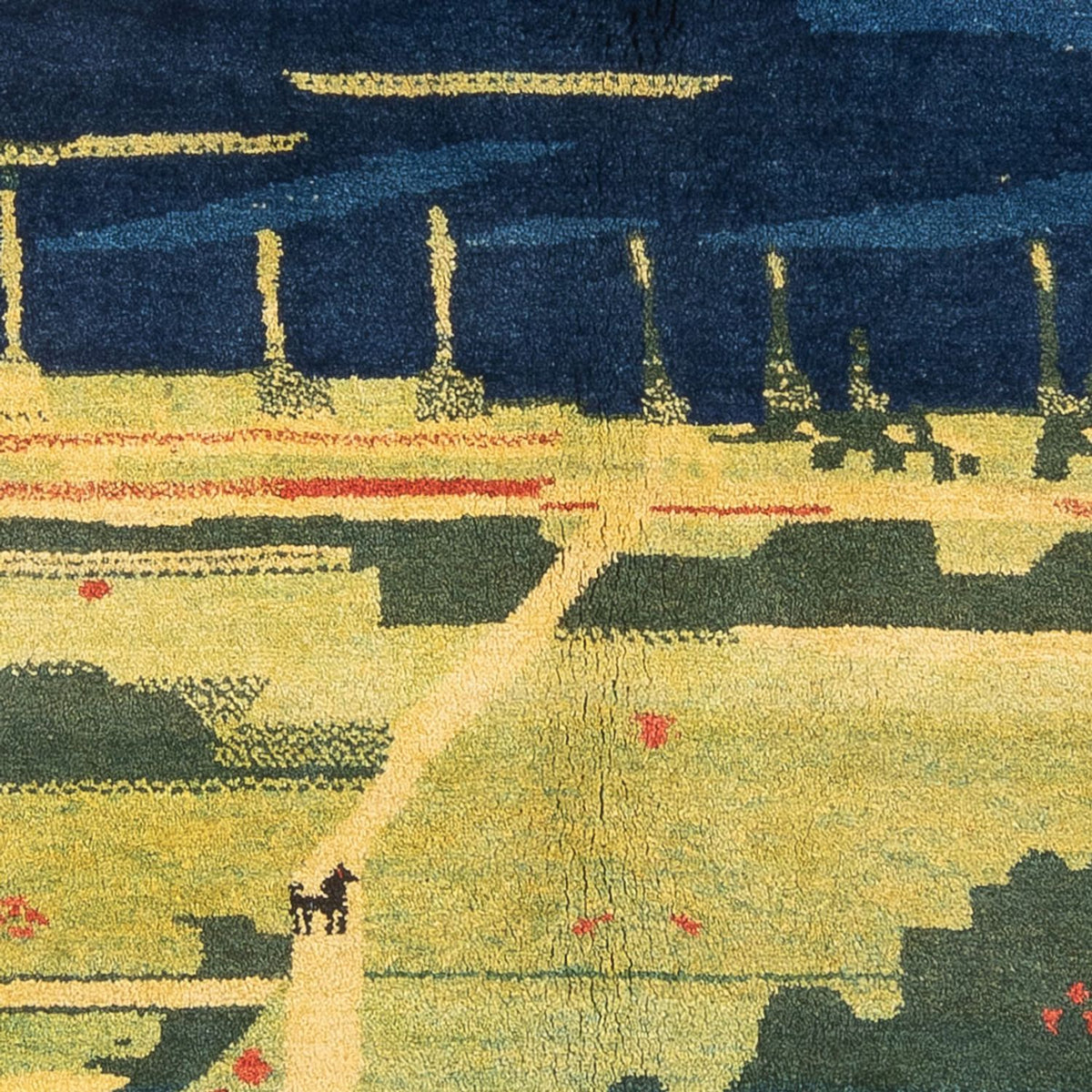 Gabbeh-matta - persisk - 180 x 140 cm - flerfärgad