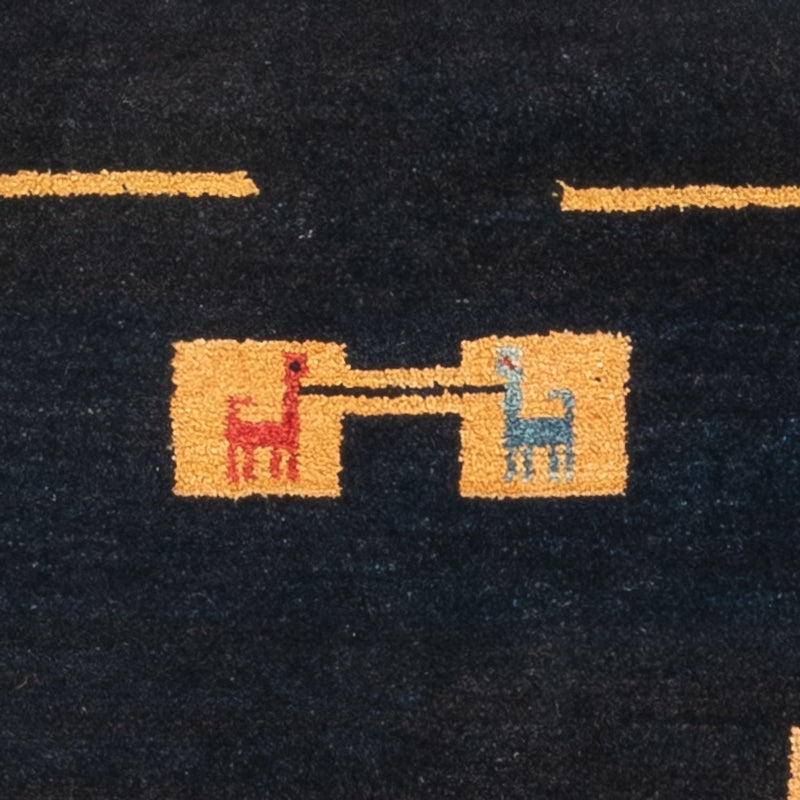 Gabbeh-matta - persisk - 113 x 85 cm - flerfärgad