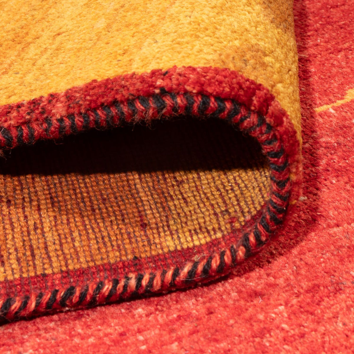 Gabbeh-matta - persisk - 240 x 198 cm - flerfärgad