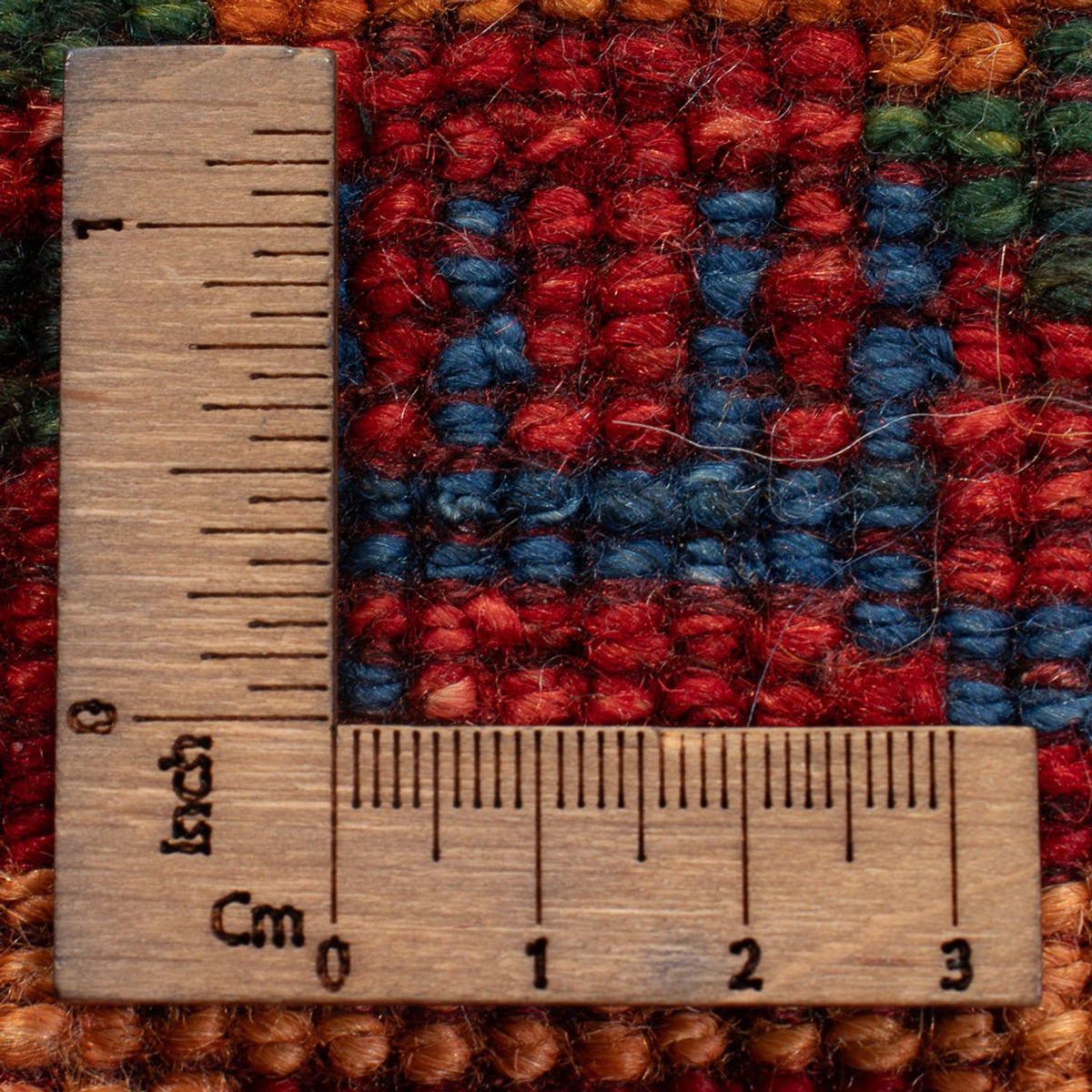 Gabbeh-matta - persisk - 282 x 234 cm - flerfärgad