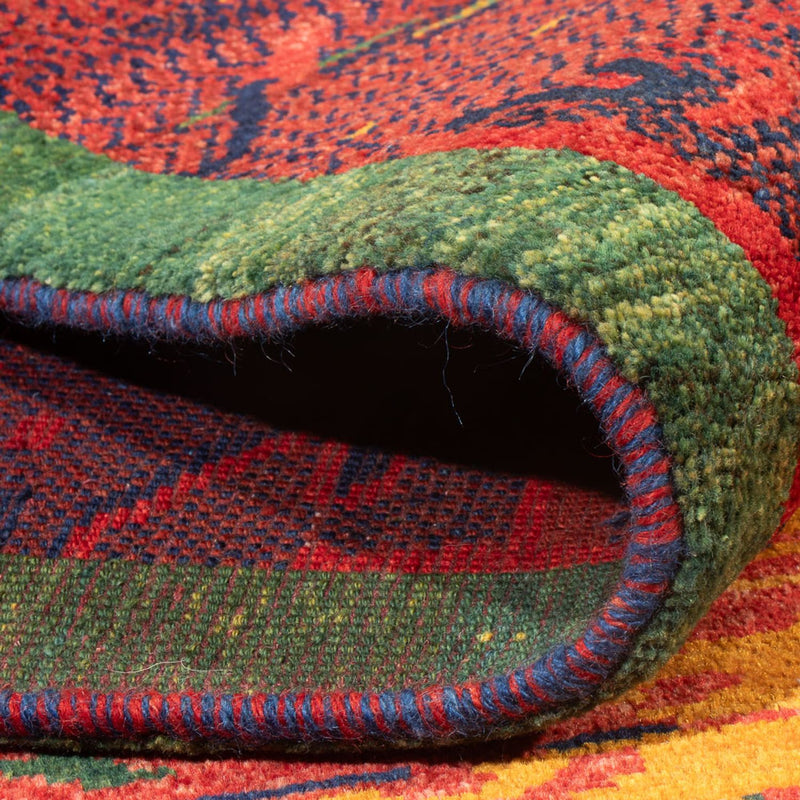 Gabbeh-matta - persisk - 228 x 200 cm - flerfärgad