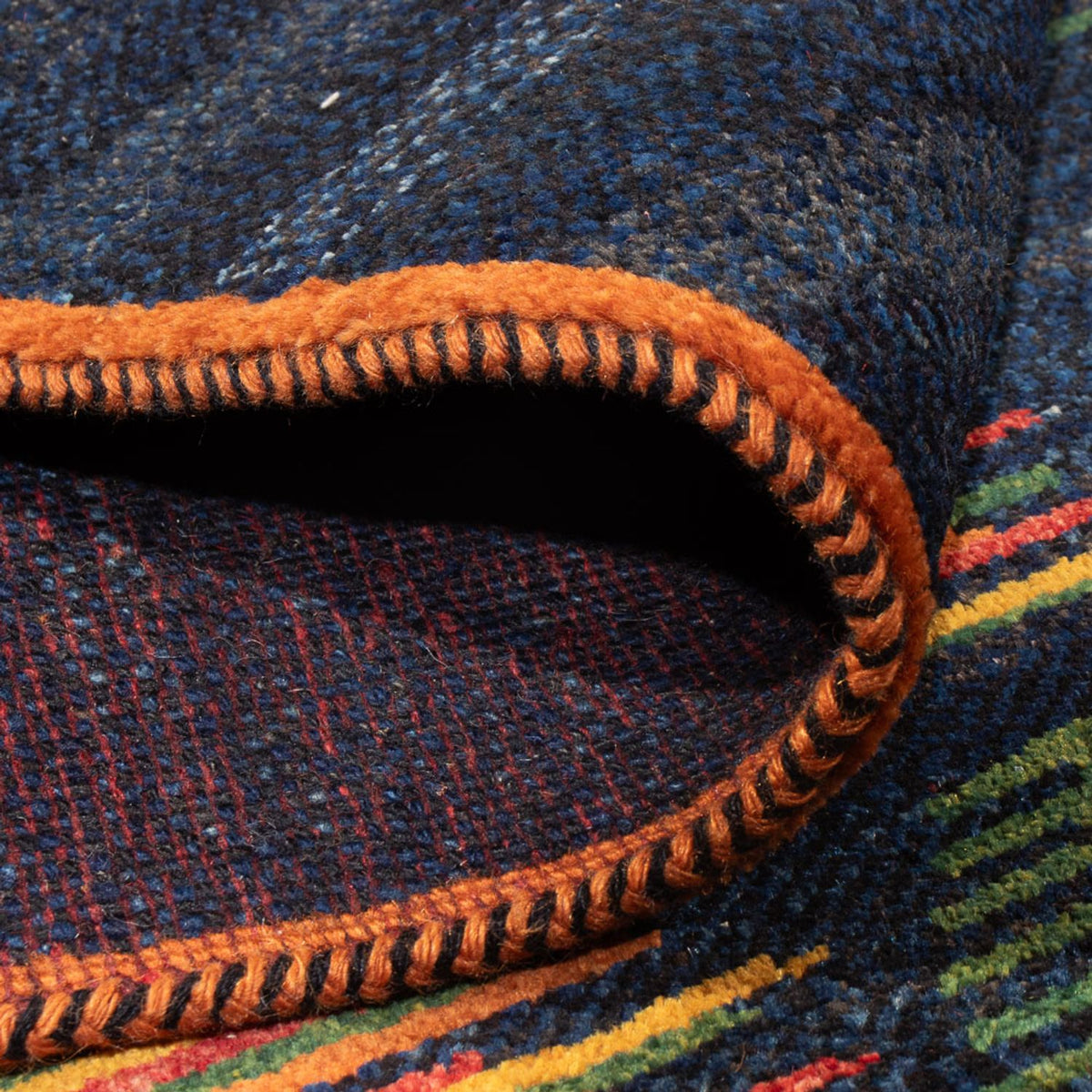 Gabbeh-matta - persisk - 288 x 220 cm - flerfärgad