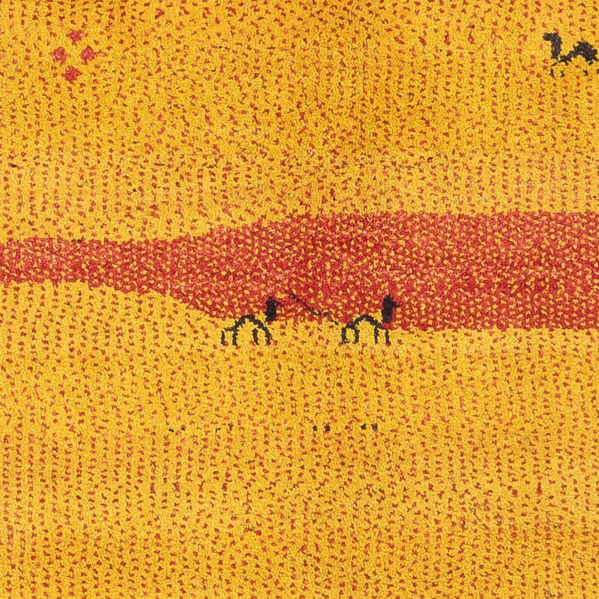 Gabbeh-matta - persisk - 170 x 124 cm - flerfärgad