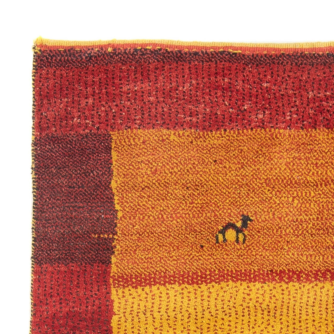 Gabbeh-matta - persisk - 170 x 124 cm - flerfärgad