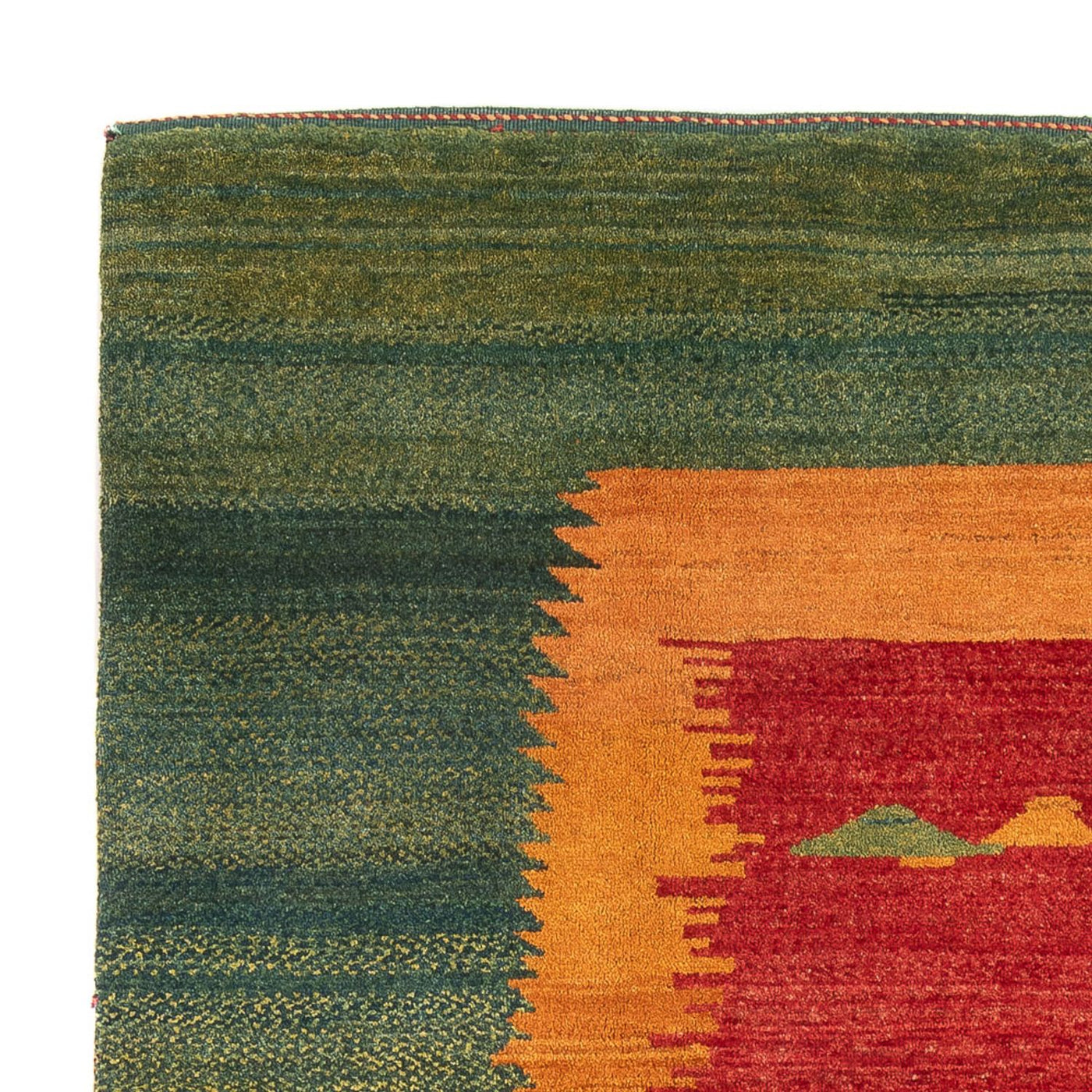 Gabbeh-matta - persisk - 234 x 200 cm - flerfärgad