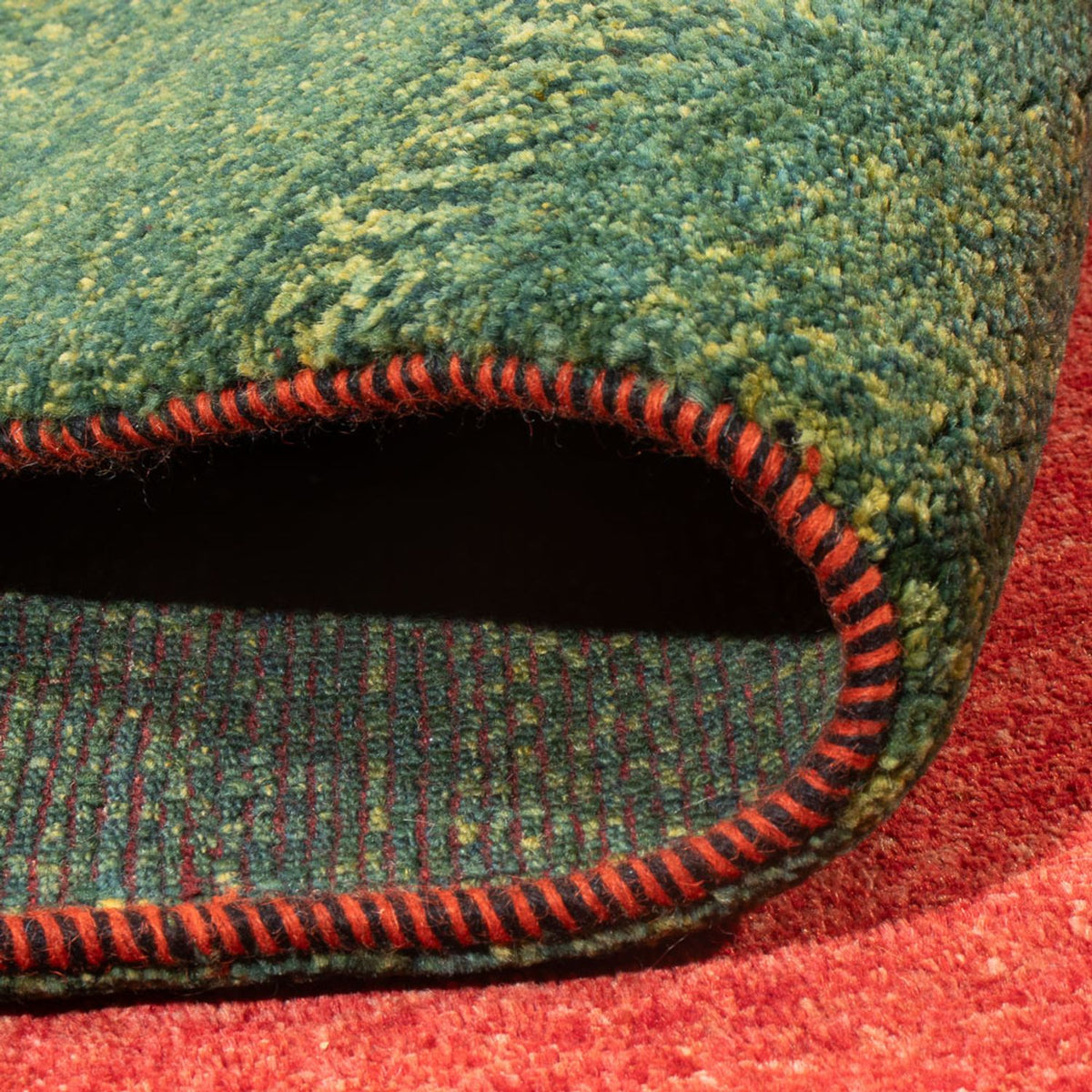 Gabbeh-matta - persisk - 234 x 200 cm - flerfärgad