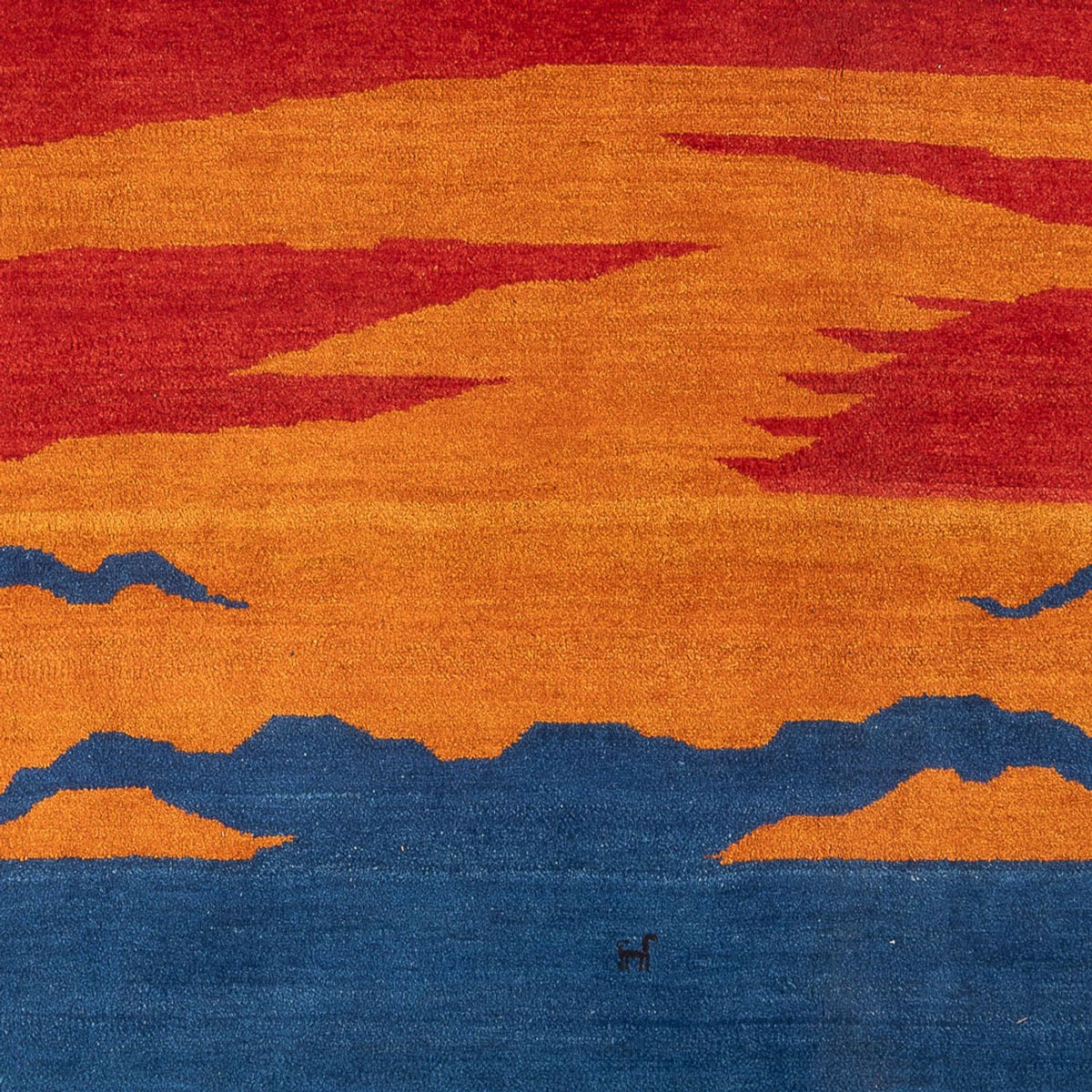 Gabbeh-matta - persisk - 302 x 230 cm - flerfärgad