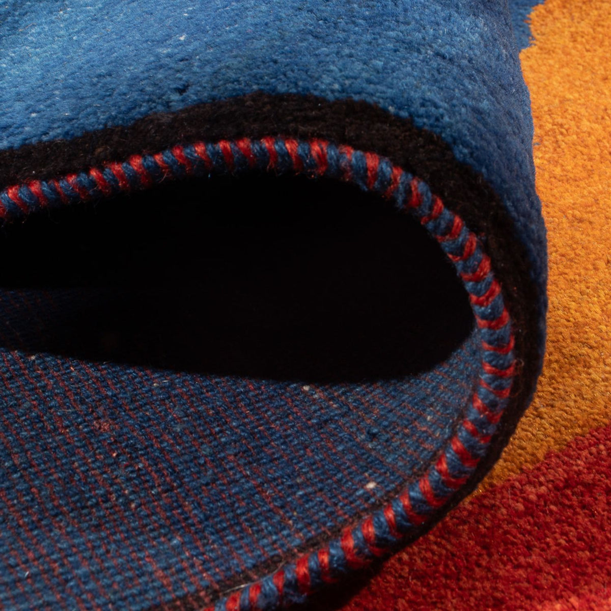 Gabbeh-matta - persisk - 302 x 230 cm - flerfärgad