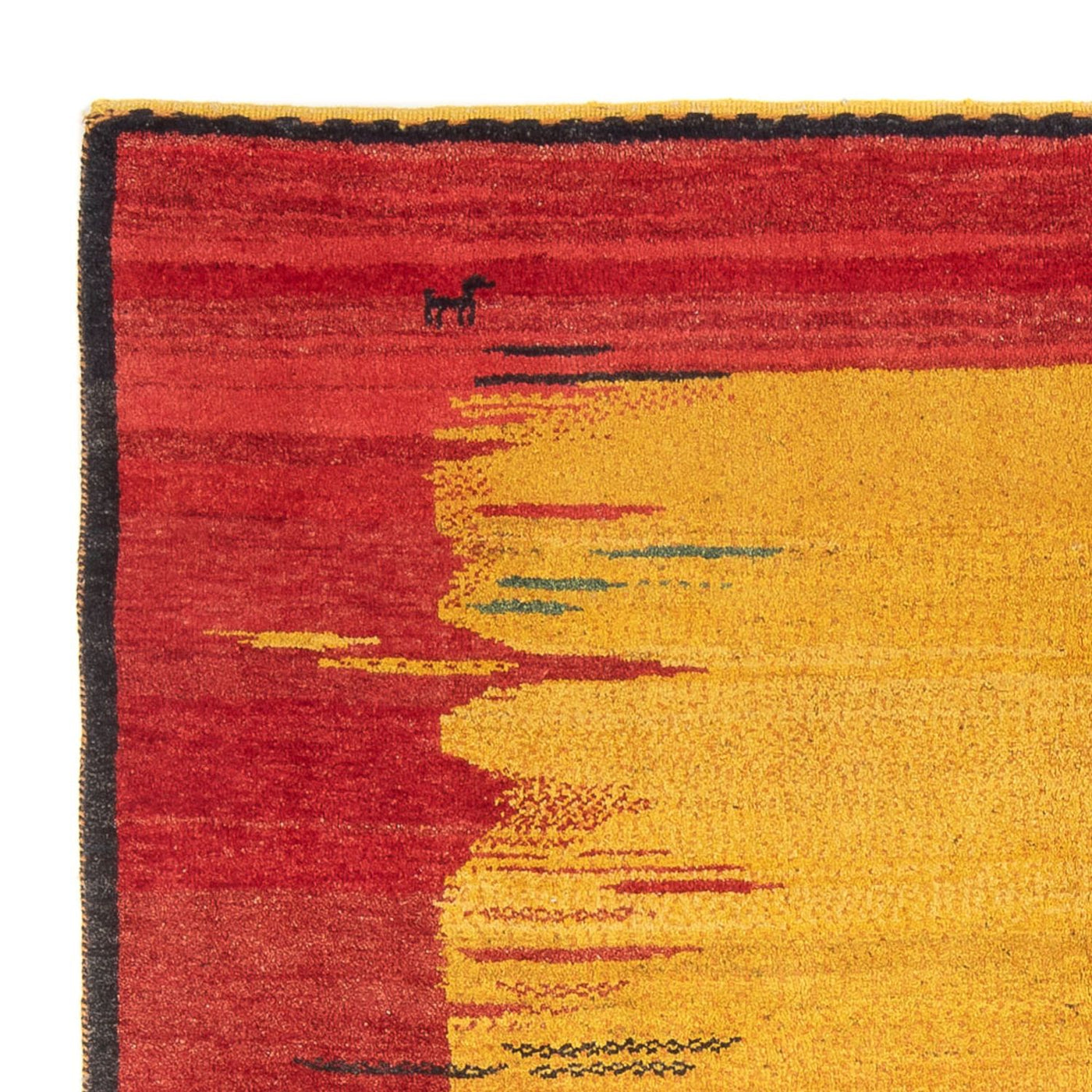 Persisk Gabbeh Mattan 203x173cm - Perserteppich Wollteppich