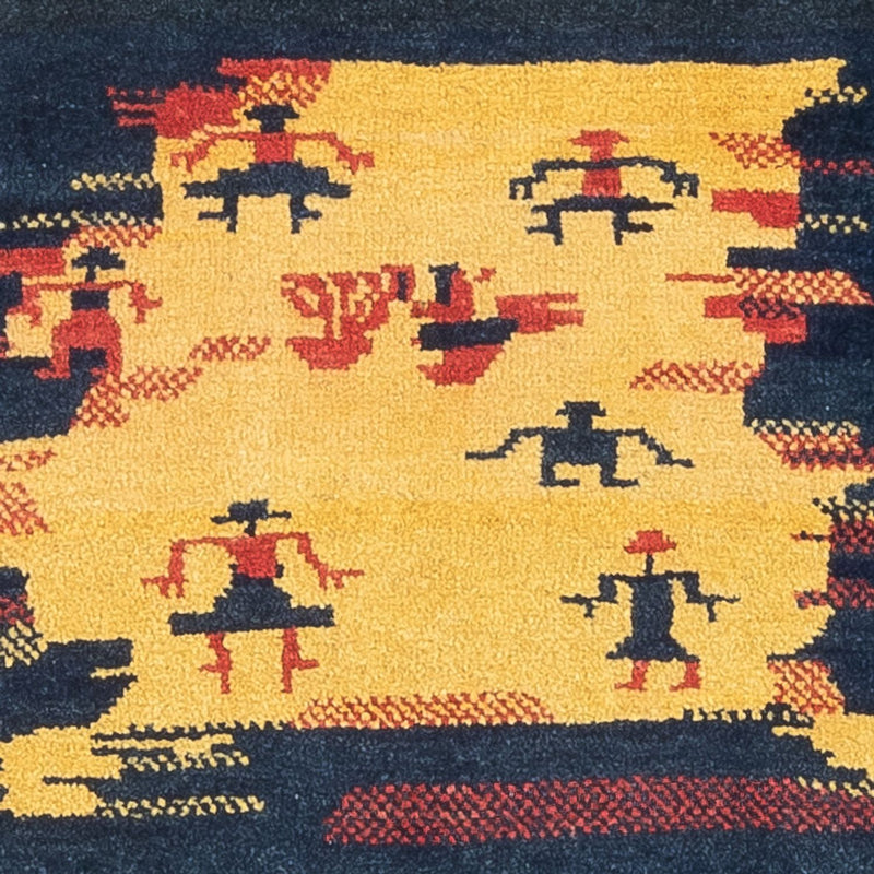 Gabbeh-matta - persisk - 120 x 92 cm - flerfärgad