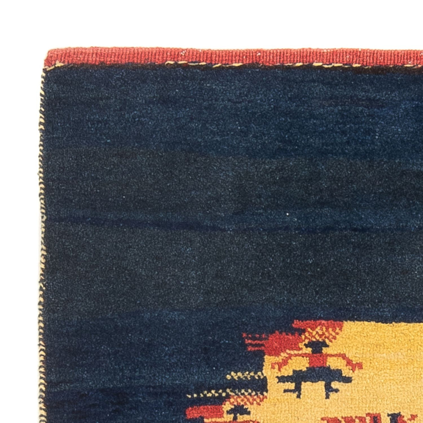 Persisk Gabbeh Mattan 120x92cm - Perserteppich Wollteppich