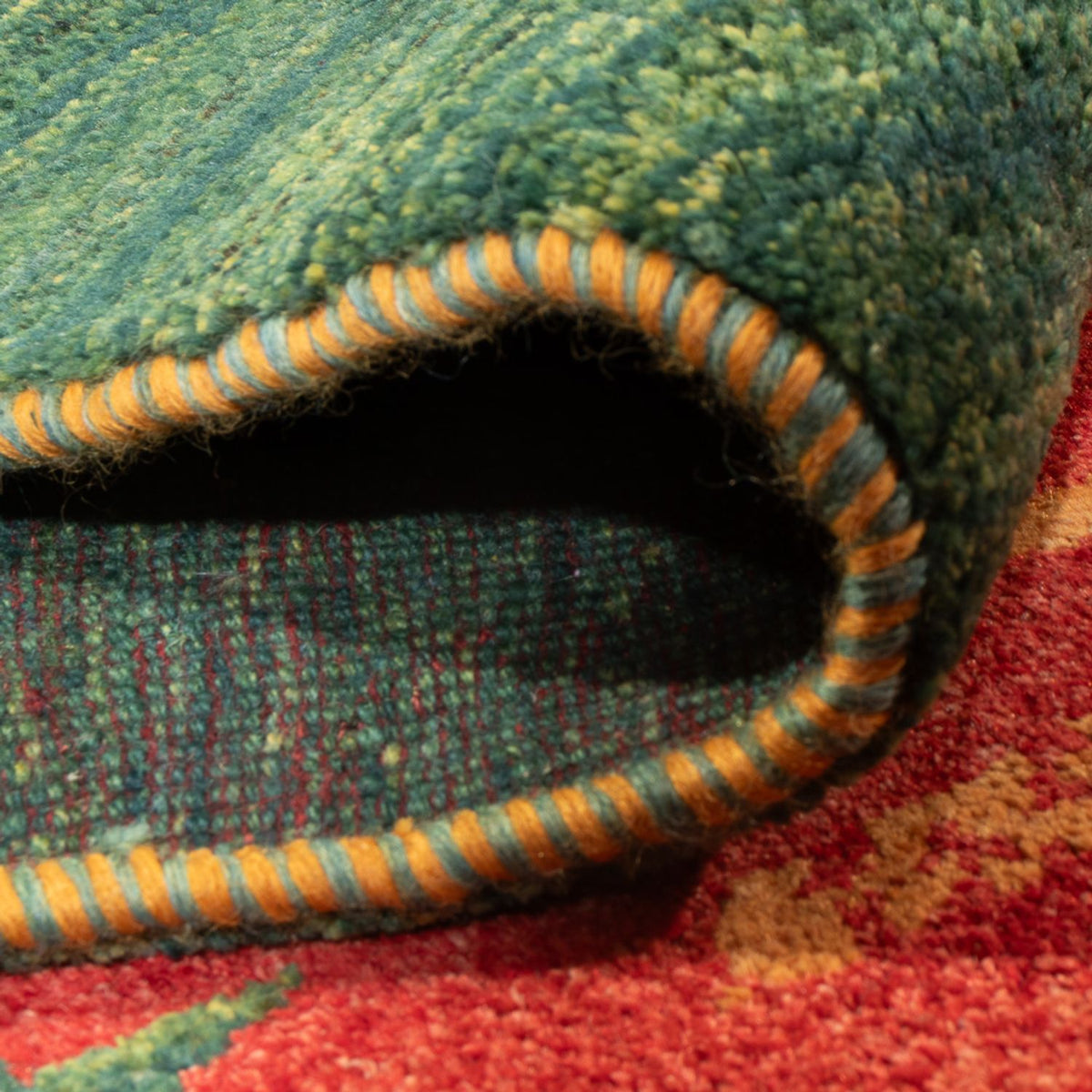 Gabbeh-matta - persisk - 260 x 215 cm - flerfärgad