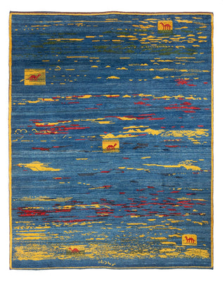 Gabbeh-matta - persisk - 255 x 214 cm - flerfärgad