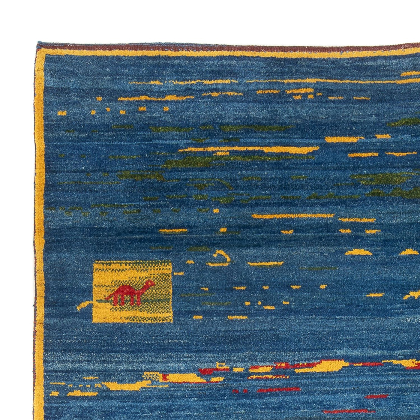 Gabbeh-matta - persisk - 255 x 214 cm - flerfärgad