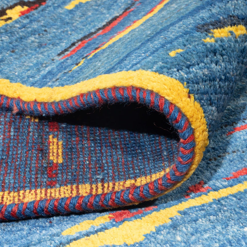 Gabbeh-matta - persisk - 255 x 214 cm - flerfärgad