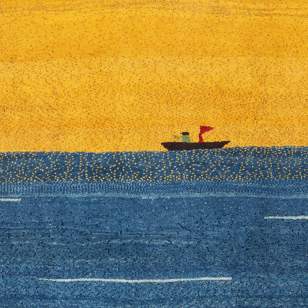 Gabbeh-matta - persisk - 235 x 208 cm - flerfärgad