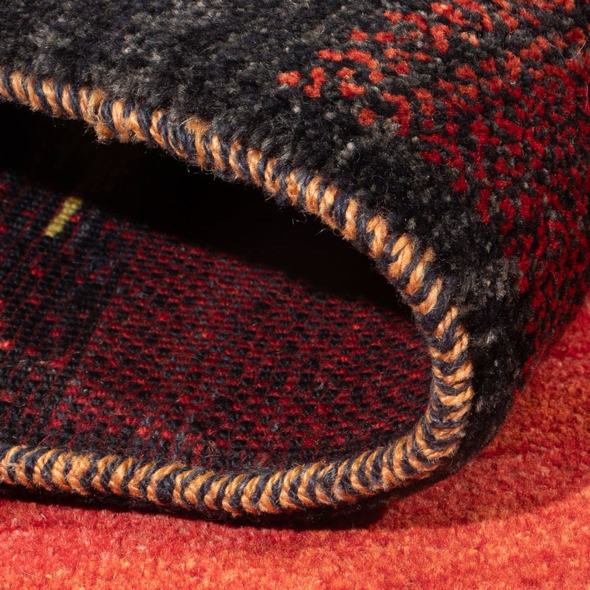 Gabbeh-matta - persisk - 176 x 127 cm - flerfärgad