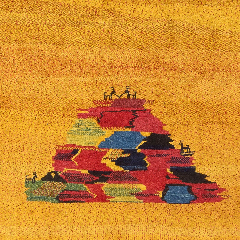 Gabbeh-matta - persisk - 250 x 198 cm - flerfärgad