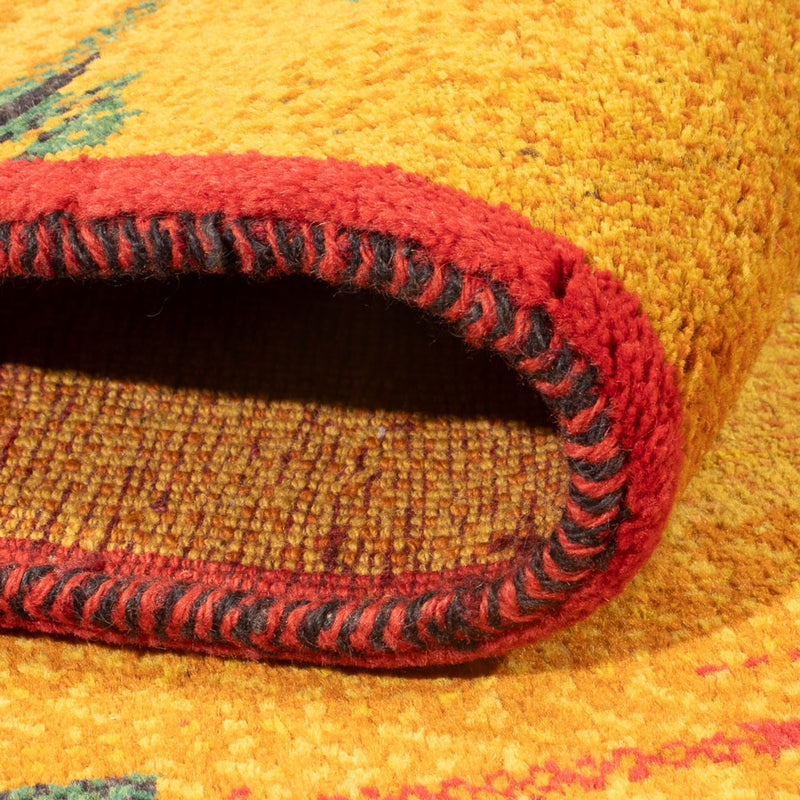 Gabbeh-matta - persisk - 185 x 140 cm - flerfärgad