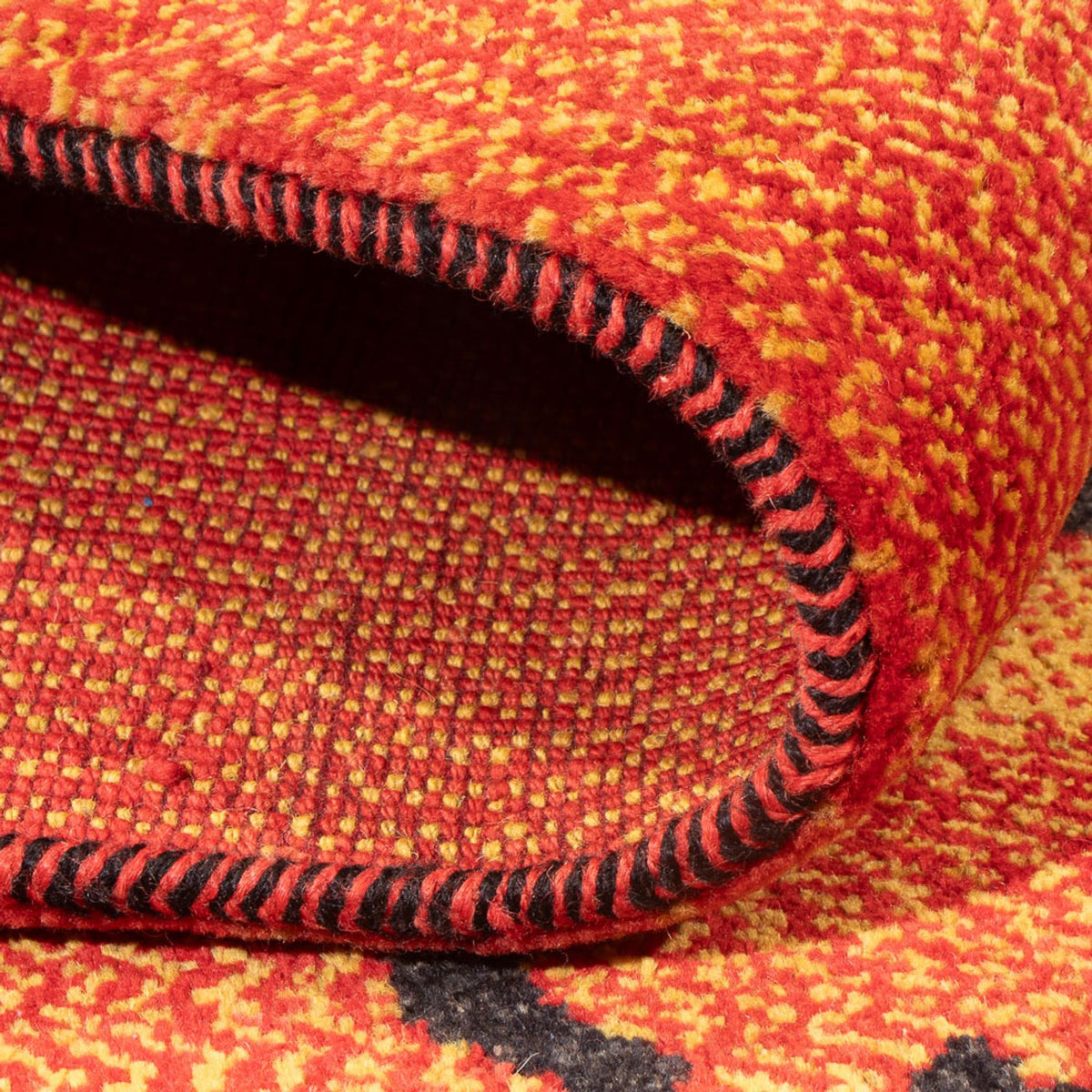 Gabbeh-matta - persisk - 196 x 150 cm - flerfärgad