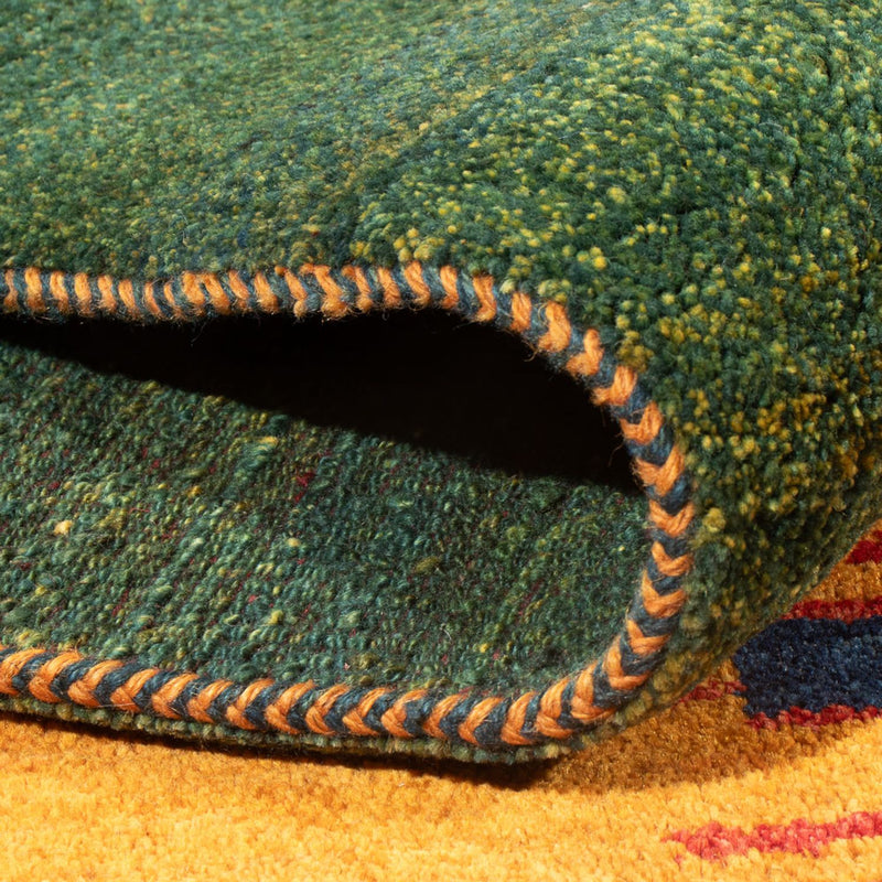 Gabbeh-matta - persisk - 227 x 200 cm - flerfärgad