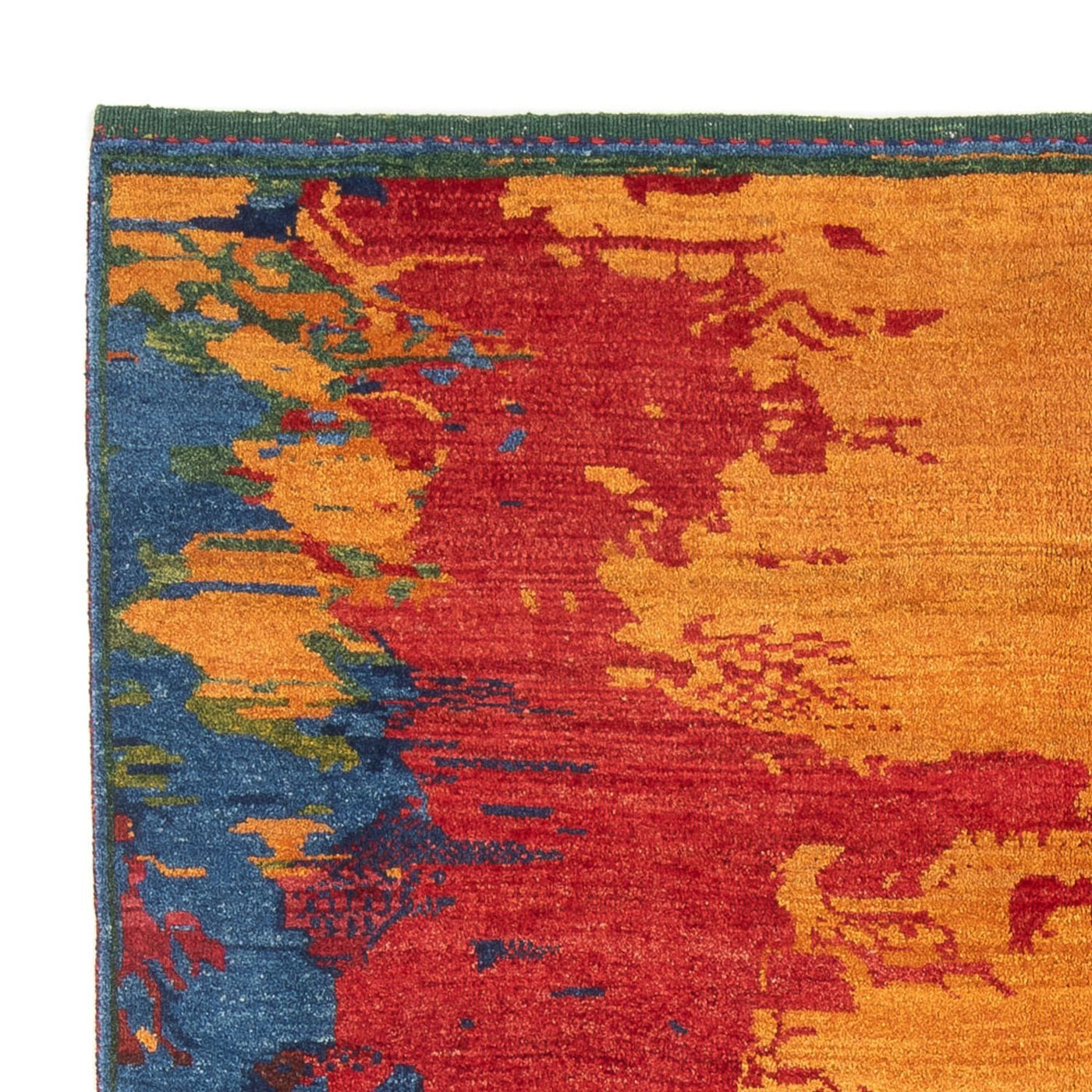 Gabbeh-matta - persisk - 218 x 170 cm - flerfärgad