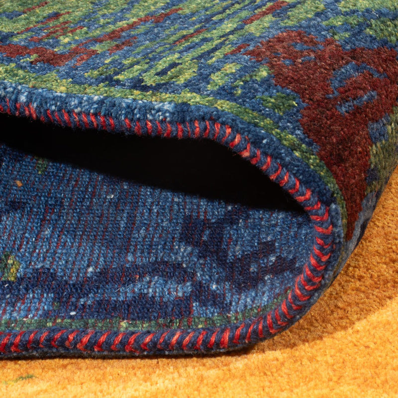 Gabbeh-matta - persisk - 218 x 170 cm - flerfärgad