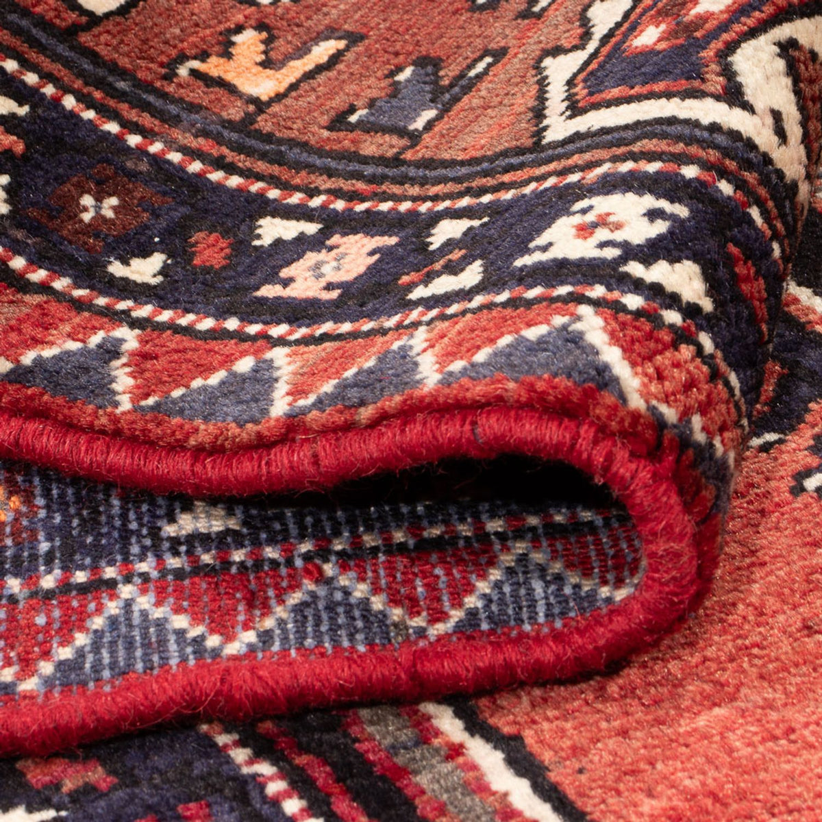 Persisk matta - Nomadic - 226 x 143 cm - mörkblå