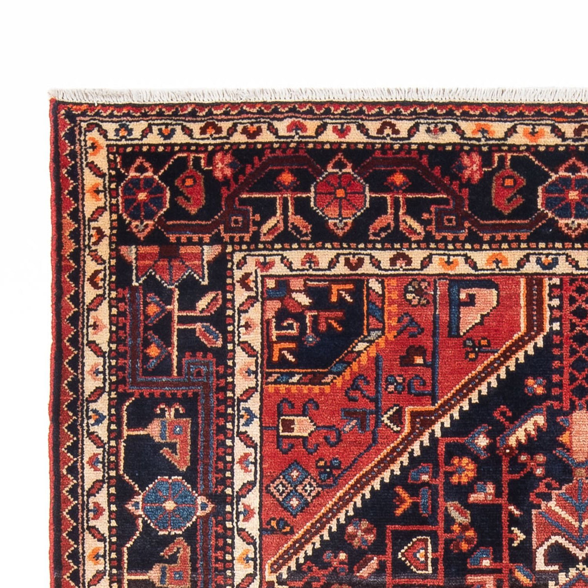 Persisk matta - Nomadic - Kungliga - 234 x 135 cm - mörkblå