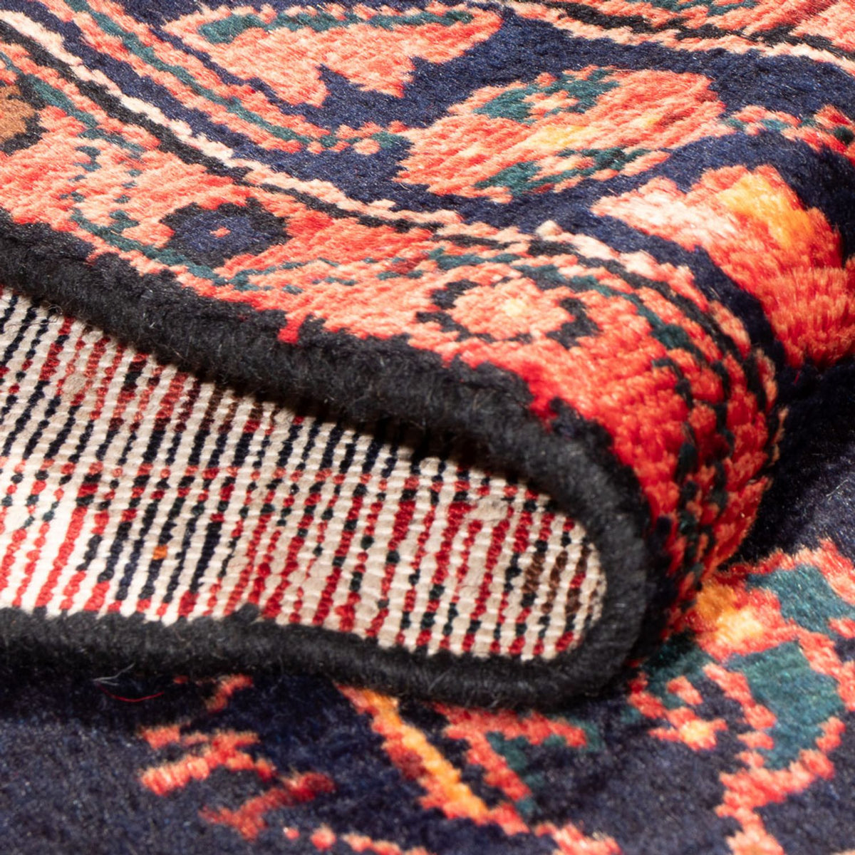 Persisk matta - Nomadic - Kungliga - 219 x 133 cm - mörkblå