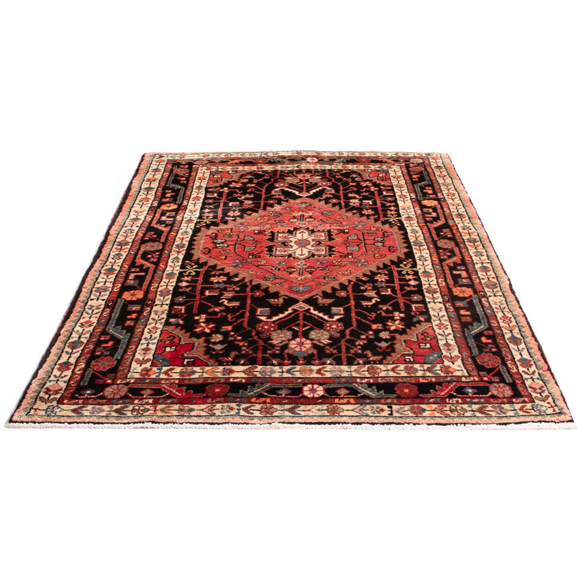 Persisk matta - Nomadic - Kungliga - 205 x 123 cm - mörkblå