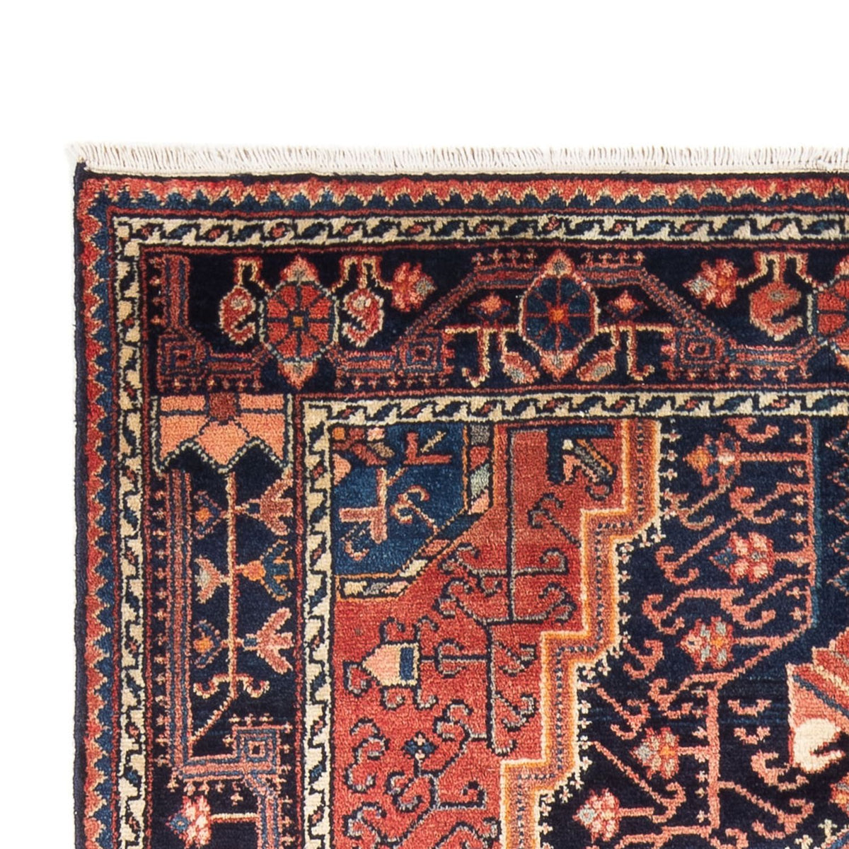 Persisk matta - Nomadic - Kungliga - 241 x 134 cm - mörkblå