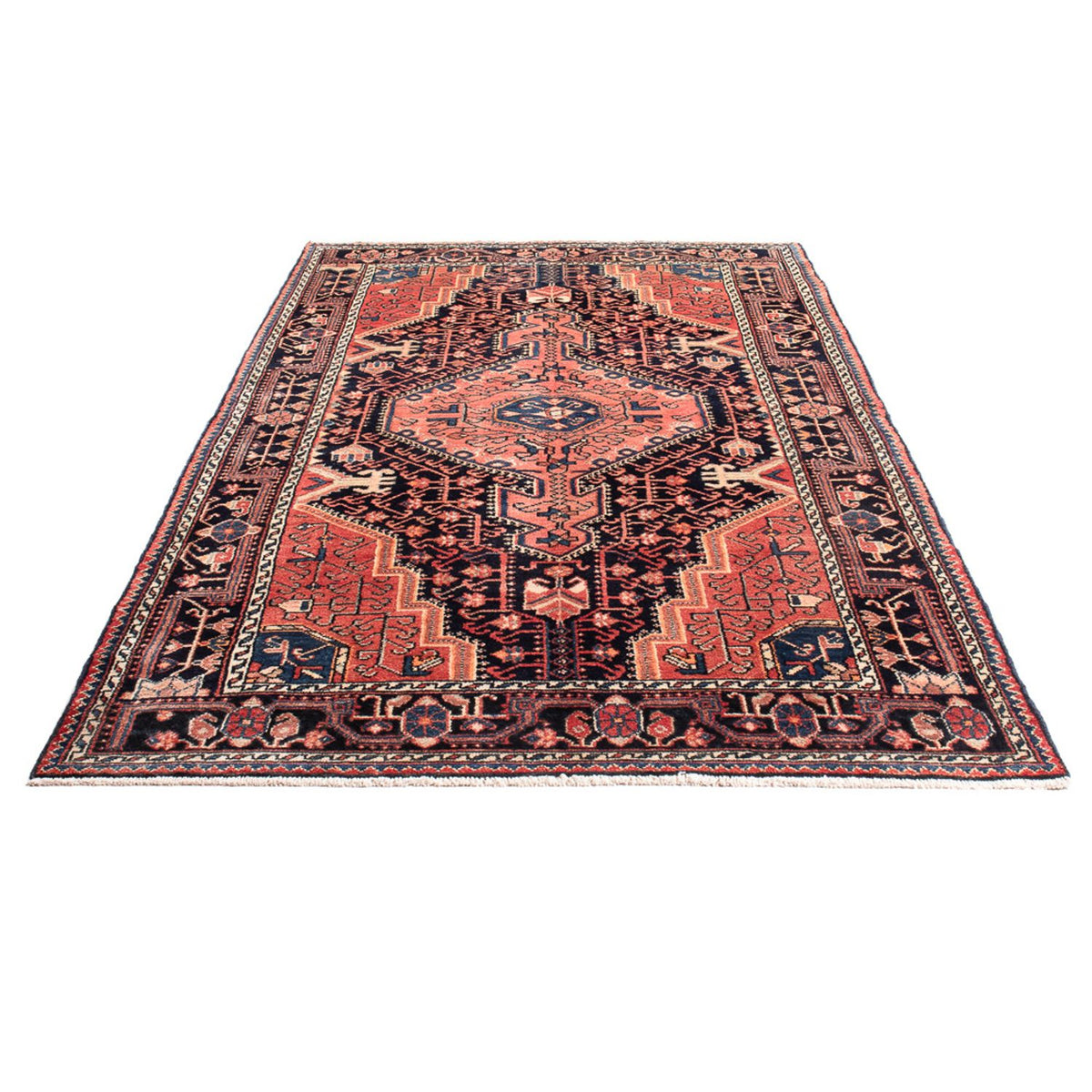 Persisk matta - Nomadic - Kungliga - 241 x 134 cm - mörkblå