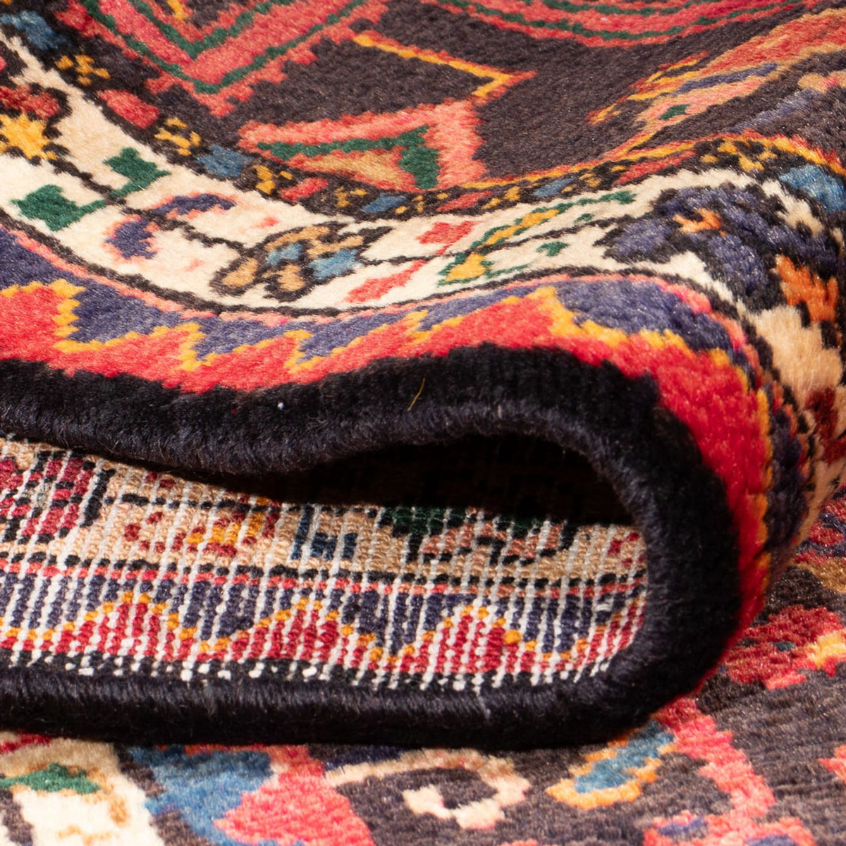 Persisk matta - Nomadic - Kungliga - 228 x 141 cm - mörkblå