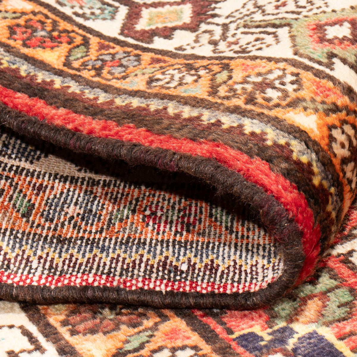 Persisk matta - Nomadic - Kungliga - 225 x 142 cm - röd