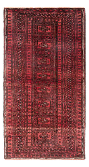 Persisk matta - Nomadic - Kungliga - 241 x 130 cm - mörkblå