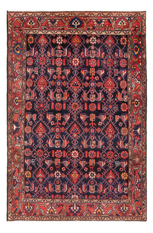 Persisk matta - Nomadic - Kungliga - 198 x 130 cm - mörkblå