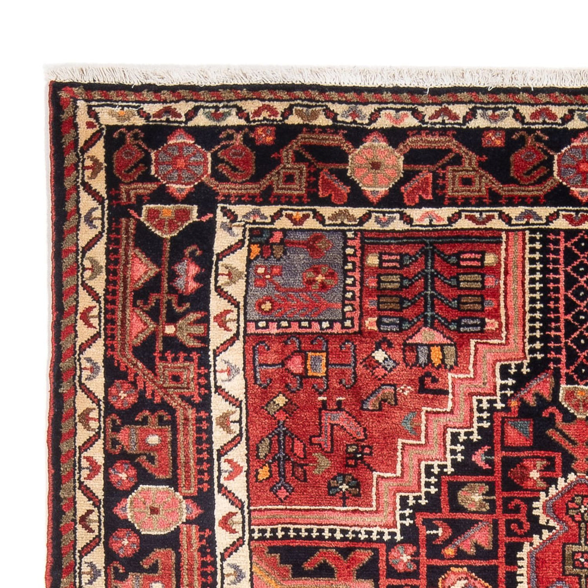 Persisk matta - Nomadic - Kungliga - 204 x 132 cm - mörkblå