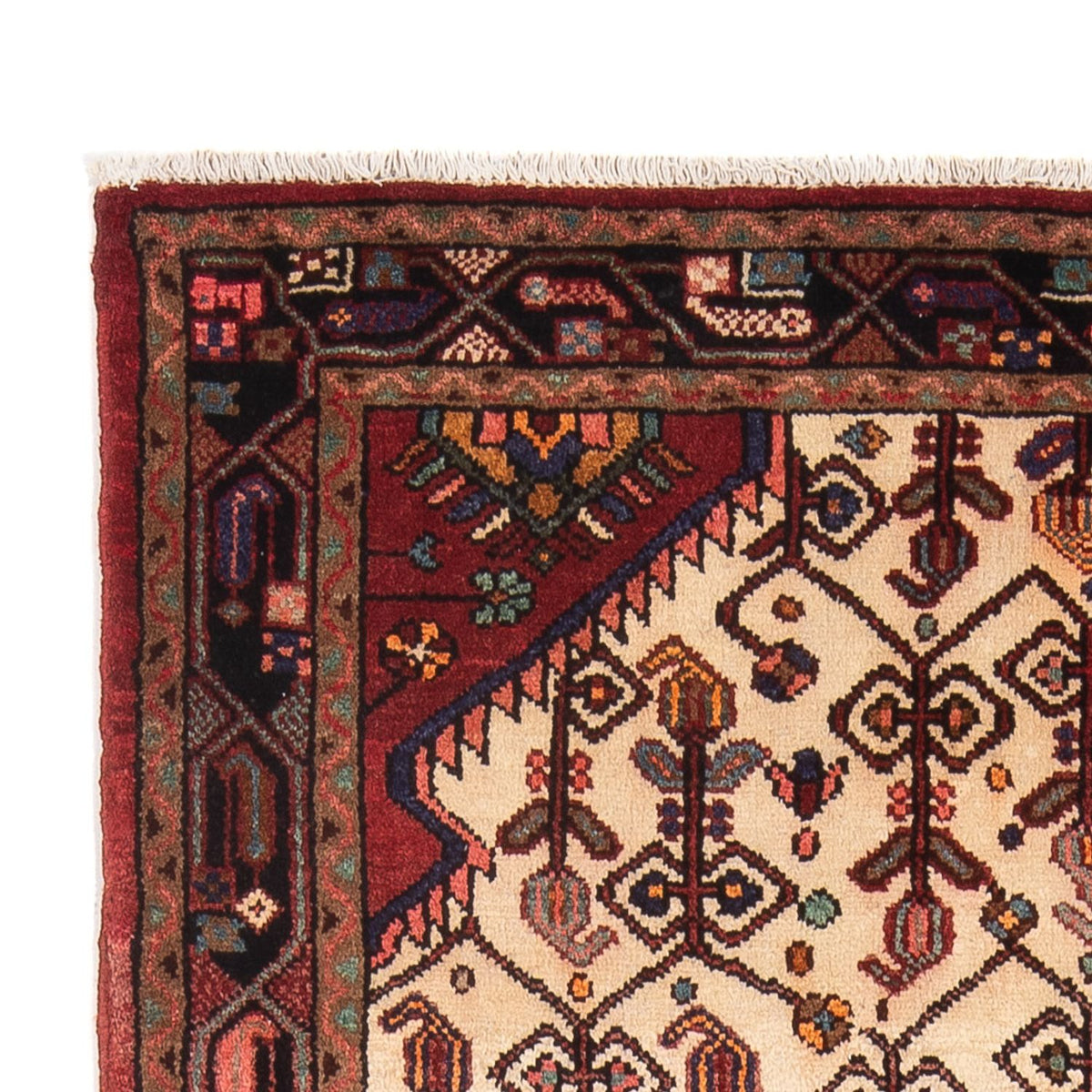 Persisk matta - Nomadic - Kungliga - 201 x 119 cm - grädde