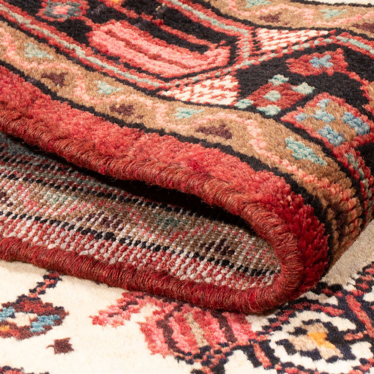 Persisk matta - Nomadic - Kungliga - 201 x 119 cm - grädde