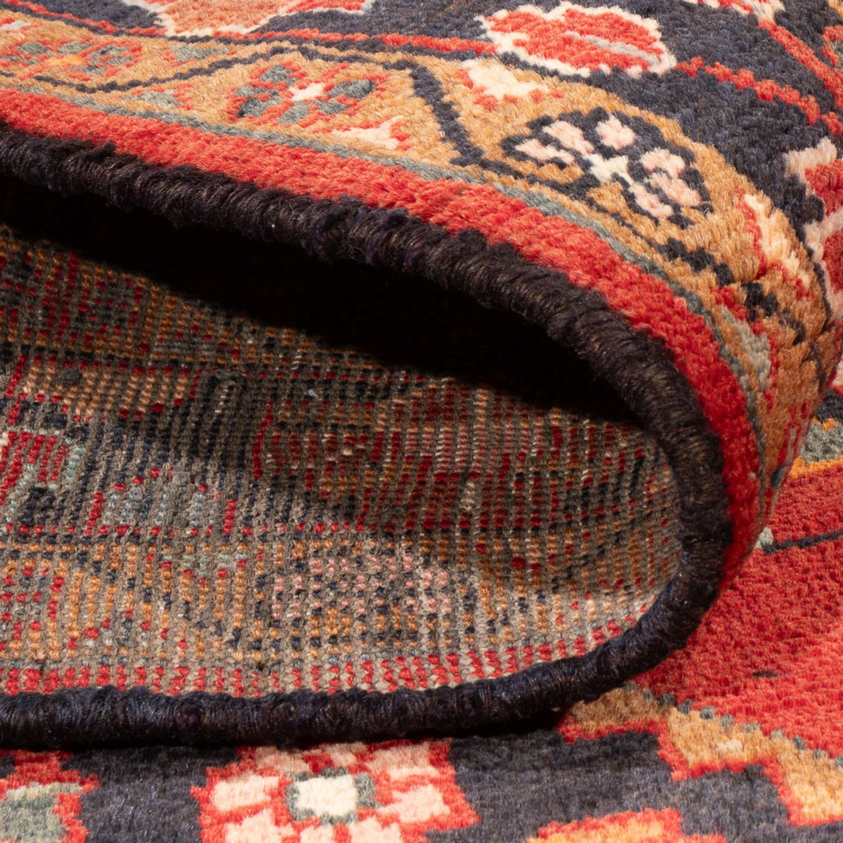 Persisk matta - Nomadic - Kungliga - 210 x 134 cm - mörkblå