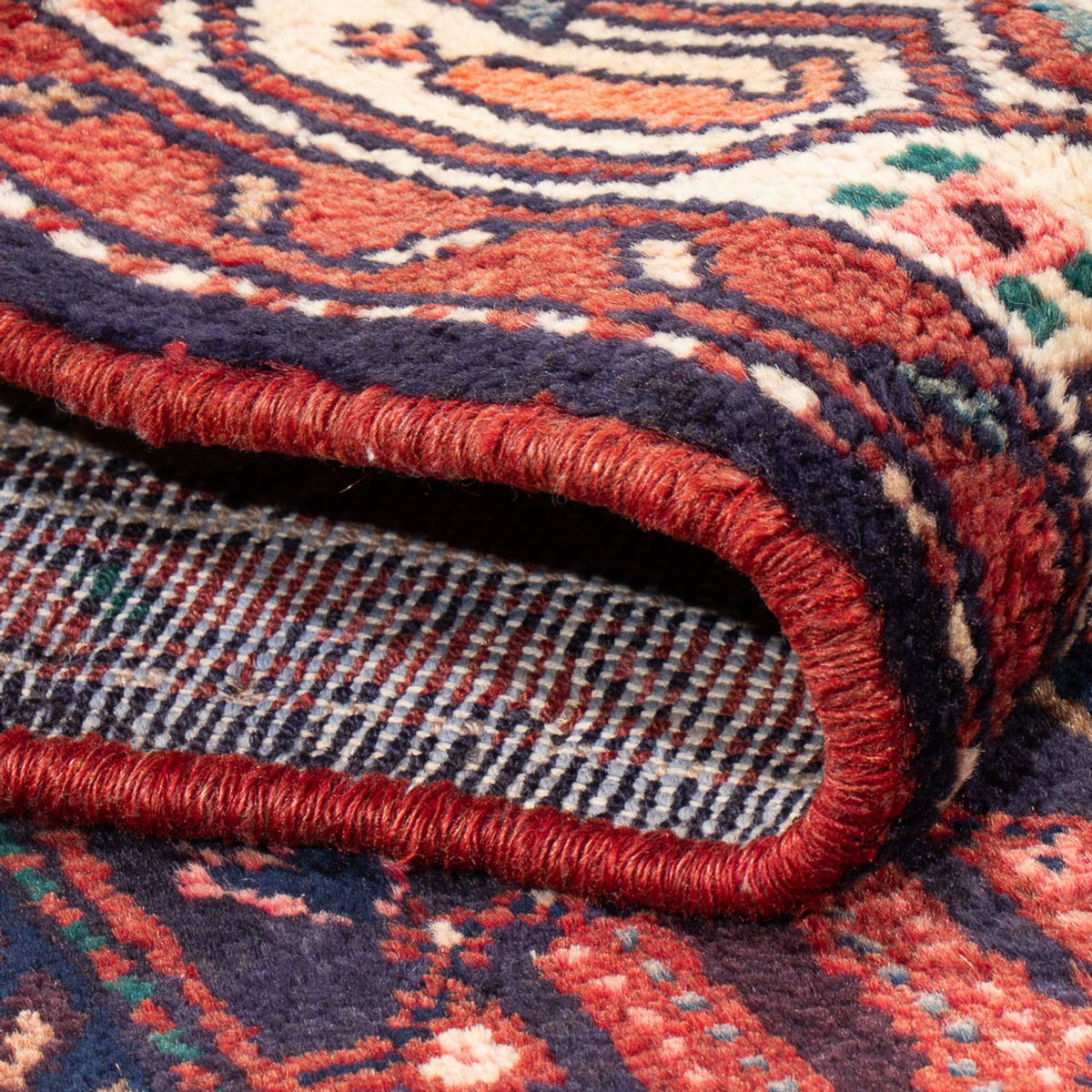 Runner Persisk matta - Nomadic - 233 x 112 cm - mörkblå