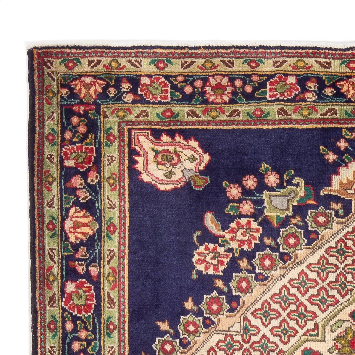 Persisk matta - Nomadic - Kungliga - 184 x 150 cm - mörkblå